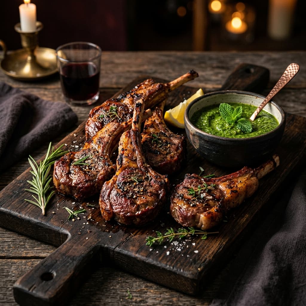 Smokey Lamb Chops
